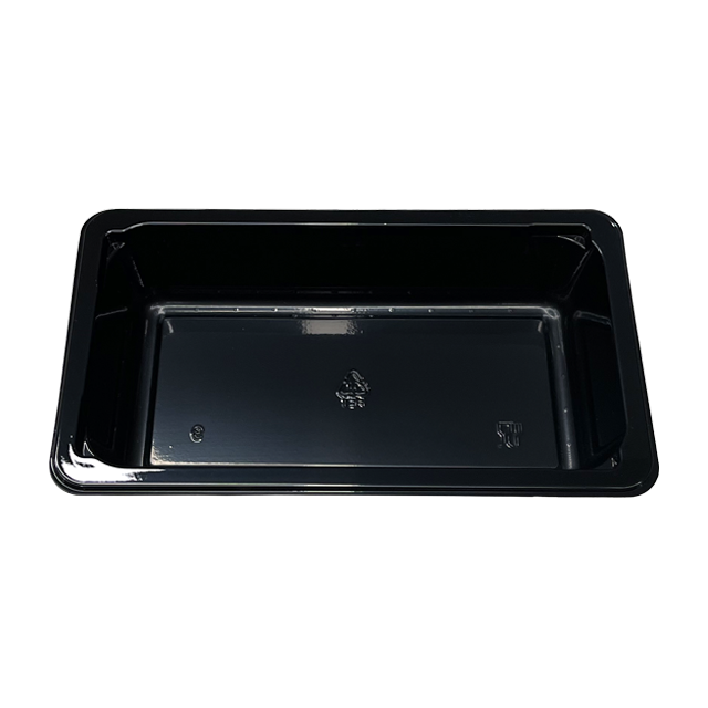 Model 0012 - 10 oz Rectangle White Airline CPET Tray